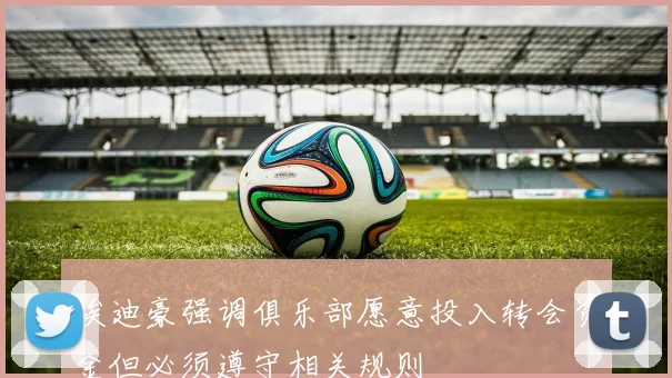 埃迪豪强调俱乐部愿意投入转会资金但必须遵守相关规则